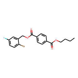 Terephthalic acid, 2-bromo-5-fluorobenzyl butyl ester