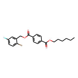 Terephthalic acid, 2-bromo-5-fluorobenzyl hexyl ester
