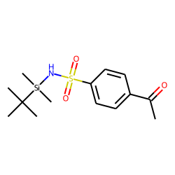 Benzenesulfonamode, 4-acetyl-N-tert.-butyldimethylsilyl-