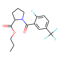 L-Proline, N-(2-fluoro-5-trifluoromethylbenzoyl)-, propyl ester