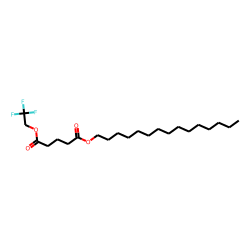 Glutaric acid, 2,2,2-triluoroethyl pentadecyl ester