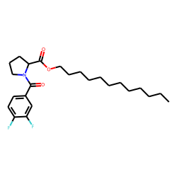 L-Proline, N-(3,4-difluorobenzoyl)-, dodecyl ester