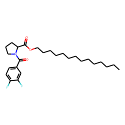 L-Proline, N-(3,4-difluorobenzoyl)-, tetradecyl ester