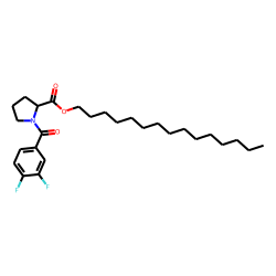 L-Proline, N-(3,4-difluorobenzoyl)-, pentadecyl ester