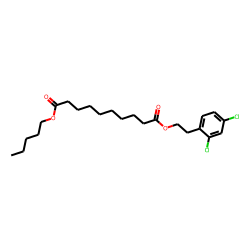 Sebacic acid, 2,4-dichlorophenethyl pentyl ester