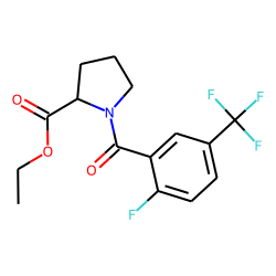 L-Proline, N-(2-fluoro-5-trifluoromethylbenzoyl)-, ethyl ester