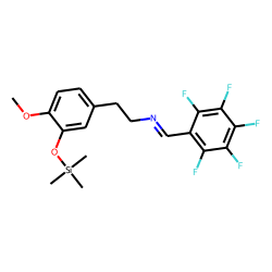 Benzeneethanamine, 4-methoxy-N-[(pentafluorophenyl)methylene]-3-[(trimethylsilyl)oxy]-