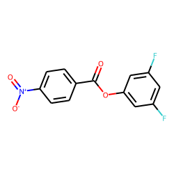 4-Nitrobenzoic acid, 3,5-difluorophenyl ester