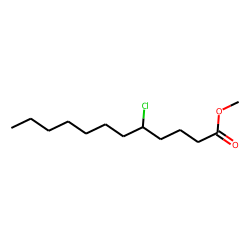 5-Chlorododecanoic acid, methyl ester