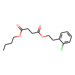 Succinic acid, butyl 2-chlorophenethyl ester