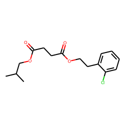 Succinic acid, 2-chlorophenethyl isobutyl ester