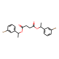 Succinic acid, di(1-(3-bromophenyl)ethyl) ester