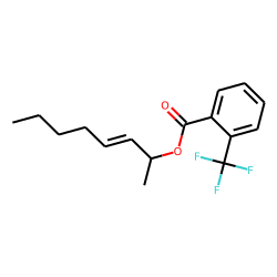 2-Trifluoromethylbenzoic acid, oct-3-en-2-yl ester