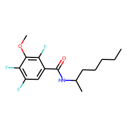 Benzamide, 2,4,5-trifluoro-3-methoxy-N-(hept-2-yl)-
