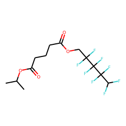 Glutaric acid, 2,2,3,3,4,4,5,5-octafluoropentyl isopropyl ester