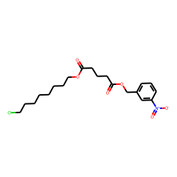 Glutaric acid, 8-chlorooctyl 3-nitrobenzyl ester