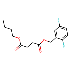 Succinic acid, butyl 2,5-difluorobenzyl ester