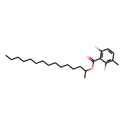 2,6-Difluoro-3-methylbenzoic acid, 2-pentadecyl ester