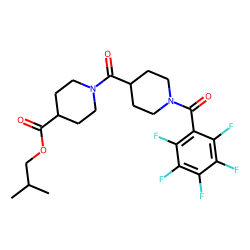 Isonipecotinoylisonipecotic acid, N'-pentafluorobenzoyl-, isobutyl ester