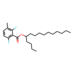 2,6-Difluoro-3-methylbenzoic acid, 5-pentadecyl ester