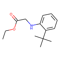Glycinic acid, n-2-tert-butyl-phenyl-, ethyl ester