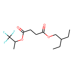 Succinic acid, 1,1,1-trifluoroprop-2-yl 2-ethylbutyl ester
