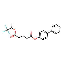 Glutaric acid, 1,1,1-trifluoroprop-2-yl 4-biphenyl ester