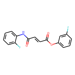 Fumaric acid, monoamide, N-(2-fluorophenyl)-, 3-fluorophenyl ester