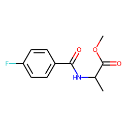 l-Alanine, N-(4-fluorobenzoyl)-, methyl ester