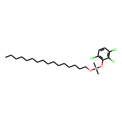 Silane, dimethyl(2,3,6-trichlorophenoxy)hexadecyloxy-