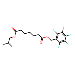 Pimelic acid, isobutyl pentafluorobenzyl ester