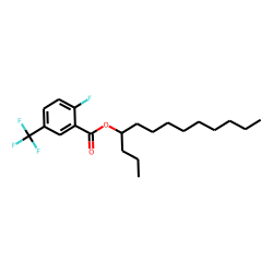 2-Fluoro-5-trifluoromethylbenzoic acid, 4-tridecyl ester
