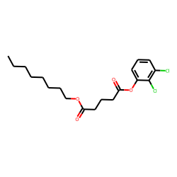Glutaric acid, 2,3-dichlorophenyl octyl ester