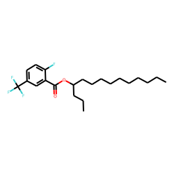 2-Fluoro-5-trifluoromethylbenzoic acid, 4-tetradecyl ester