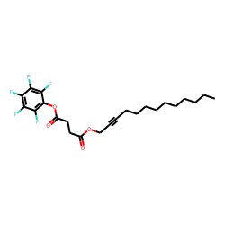 Succinic acid, tridec-2-yn-1-yl pentafluorophenyl ester