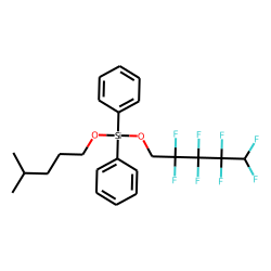 Silane, diphenylisohexyloxy(2,2,3,3,4,4,5,5-octafluoropentyloxy)-