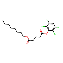 Glutaric acid, octyl 2,3,5,6-tetrachlorophenyl ester