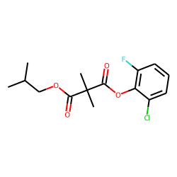 Dimethylmalonic acid, 2-chloro-6-fluorophenyl isobutyl ester