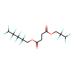 Succinic acid, 2,2,3,3-tetrafluoropropyl 2,2,3,3,4,4,5,5-octafluoropentyl ester