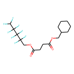 Succinic acid, cyclohexylmethyl 2,2,3,3,4,4,5,5-octafluoropentyl ester