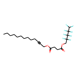 Succinic acid, tridec-2-yn-1-yl 2,2,3,3,4,4,5,5-octafluoropentyl ester