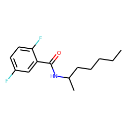 Benzamide, 2,5-difluoro-N-(hept-2-yl)-