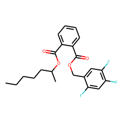 Phthalic acid, hept-2-yl 2,4,5-trifluorobenzyl ester