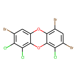 Dibenzodioxin, 3,6,8-tribromo-, 1,2,9-trichloro-