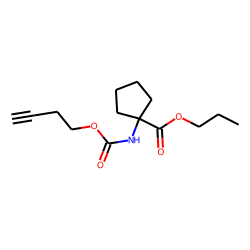 1-Aminocyclopentanecarboxylic acid, N-(but-3-yn-1-yloxycarbonyl)-, propyl ester