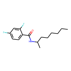 2,4-Difluorobenzamide, N-(2-octyl)-