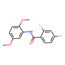 2,4-Difluorobenzamide, N-(2,5-dimethoxyphenyl)-