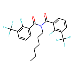 Benzamide, 3-trifluoromethyl-2-fluoro-N-(3-trifluoromethyl-2-fluorobenzoyl)-N-hexyl-