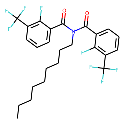 Benzamide, 3-trifluoromethyl-2-fluoro-N-(3-trifluoromethyl-2-fluorobenzoyl)-N-nonyl-