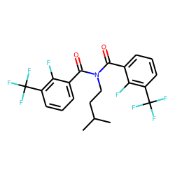 Benzamide, 3-trifluoromethyl-2-fluoro-N-(3-trifluoromethyl-2-fluorobenzoyl)-N-3-methylbutyl-